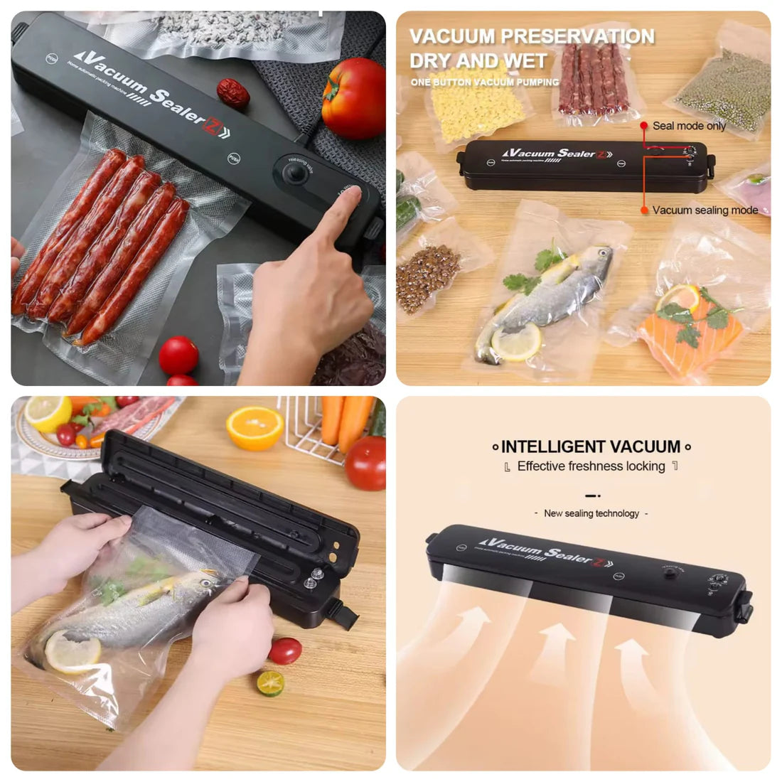 Automatic Food Vacuum Sealer – Keep Food Fresh, Save More!