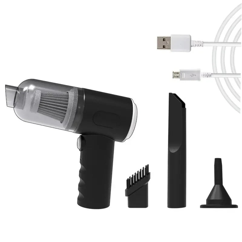 Smart Vacuum & Blower – Rechargeable Portable Car & Home Cleaner