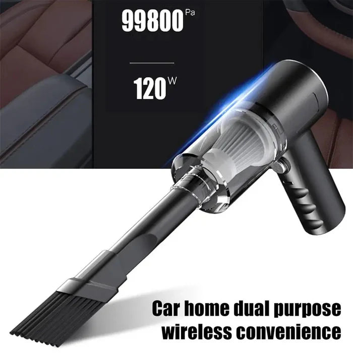 Smart Vacuum & Blower – Rechargeable Portable Car & Home Cleaner